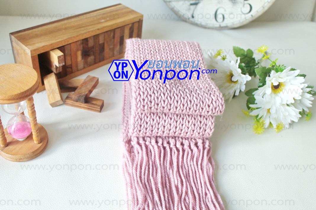 ผ้าพันคอไหมพรม