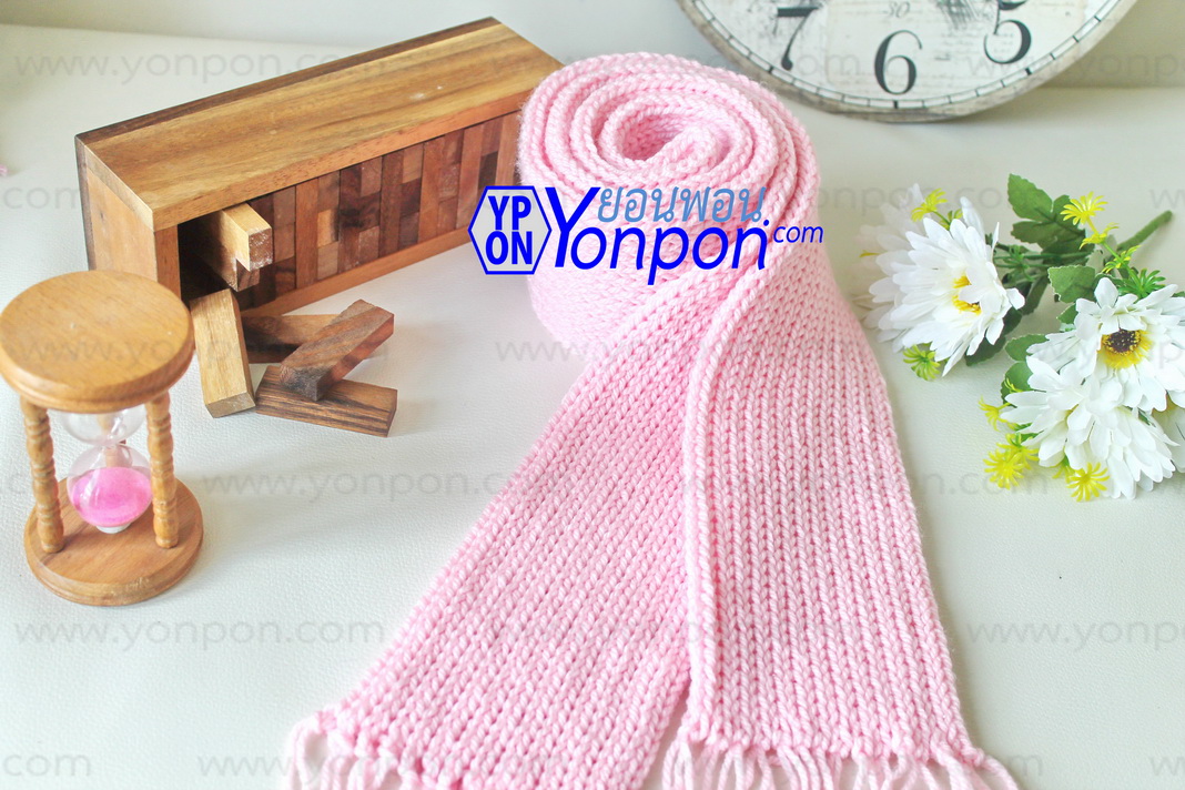 ผ้าพันคอไหมพรม