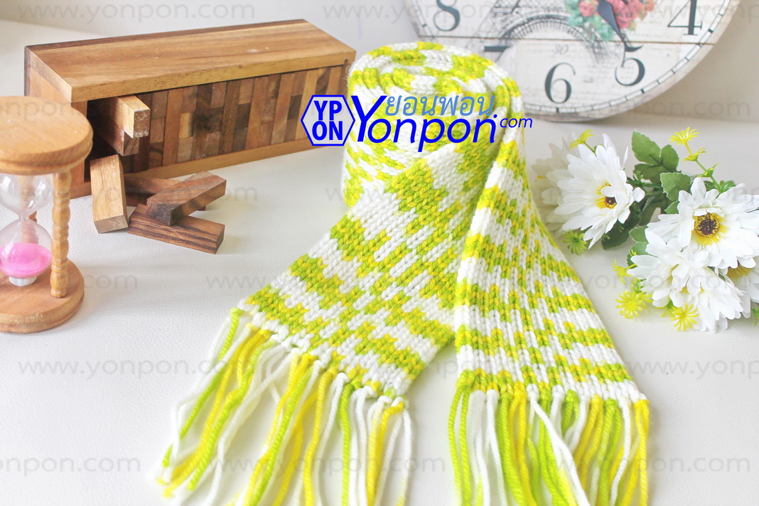 ผ้าพันคอไหมพรม