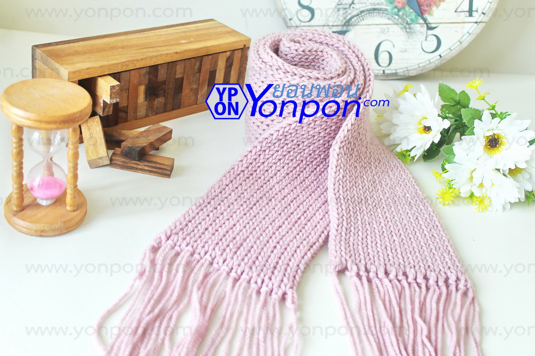 ผ้าพันคอไหมพรม