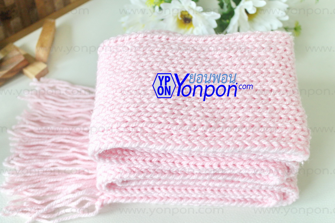 ผ้าพันคอไหมพรม