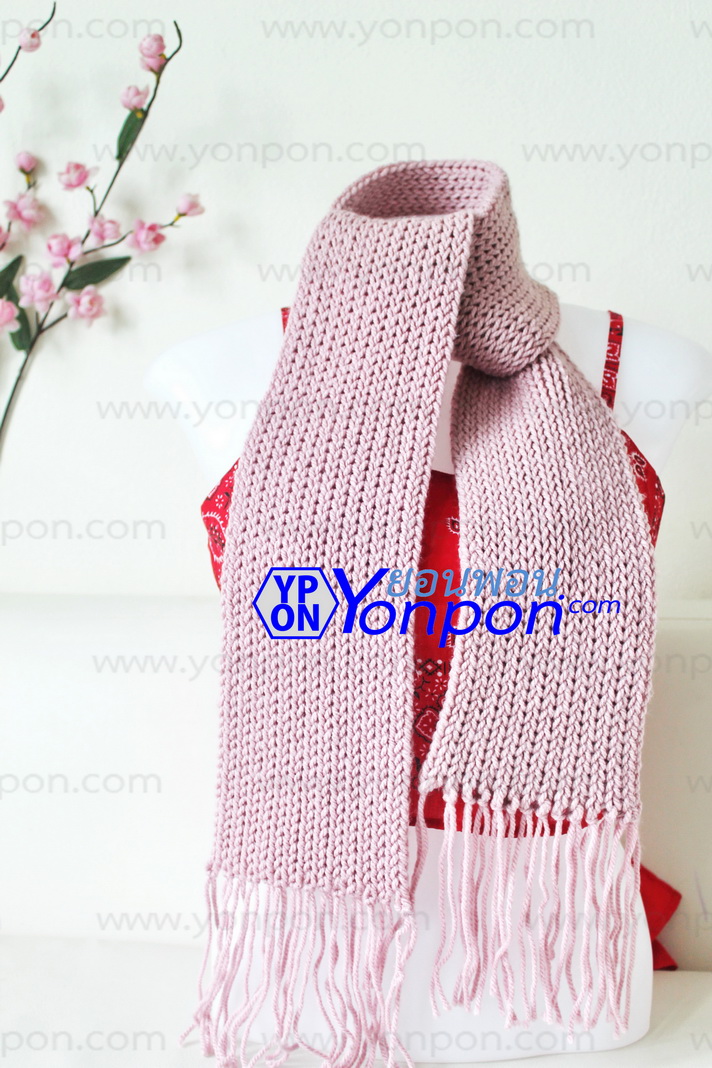 ผ้าพันคอไหมพรม