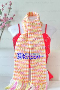 ผ้าพันคอไหมพรม