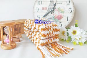 ผ้าพันคอไหมพรม