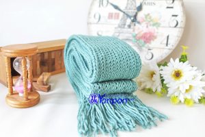 ผ้าพันคอไหมพรม