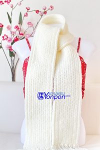 ผ้าพันคอไหมพรม